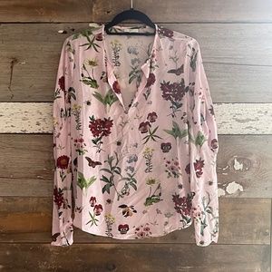 Joie floral blouse, size M